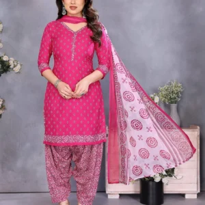 Women's Elegant Crepe Salwar Suit