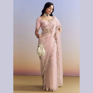 Women's Party Wear Soft Net Saree